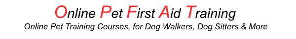 Pet first aid training courses online.